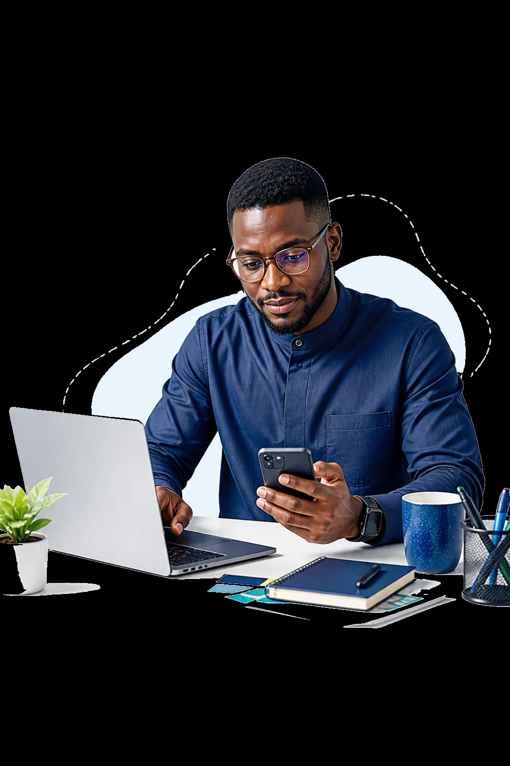 A Professional reviewing the scope of a service Deal
